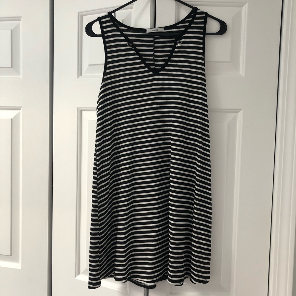 Striped t-shirt dress